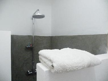 Die Dusche - neu und sauber!