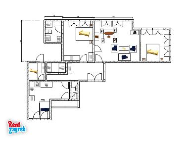 Ferienwohnung in Zagreb (Grad Zagreb) oder Ferienwohnung oder Ferienhaus
