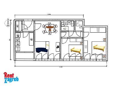 Ferienwohnung in Zagreb (Grad Zagreb) oder Ferienwohnung oder Ferienhaus