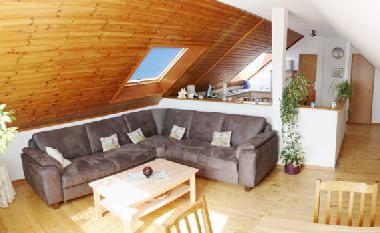 Wohnzimmer Ferienwohnung in Tossens, Butjadingen
