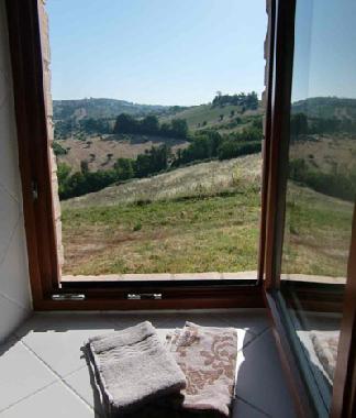 Blick aus dem Badfenster