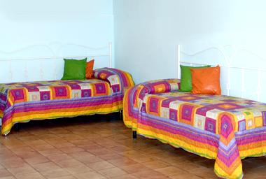 Schlafraum mit Einzelbetten 