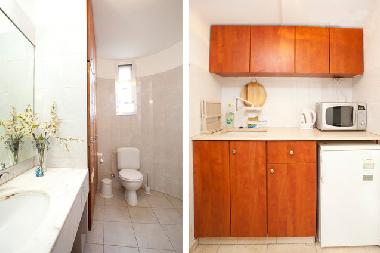 Apartment 1 - Bad mit Dusche / Kuechenzeile (2 verschiedene Raeume!!!)