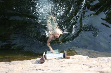 hier l��t es sich toll schwimmen, tauchen, springen und planschen