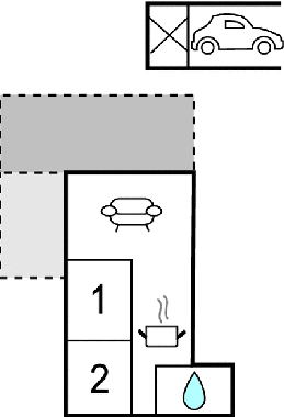 Zeichnung des Hauses