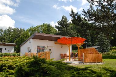 Die Frontansicht vom Ferienhaus Nr.10