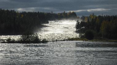 Storforsen, Schwedens gr��ter Wasserfall (5 km entfernt)