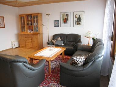 gemtliche Ledersitzgruppe mit viel Platz