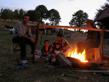 das Hirten-Gulasch im Entstehen