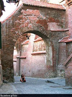 Sibiu (Hermannstadt), Wehrmauer am Rand der Altstadt
