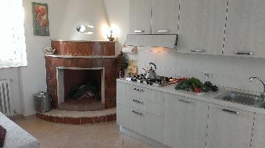 Kamin, Kochfeld, Dunstabzugshaube