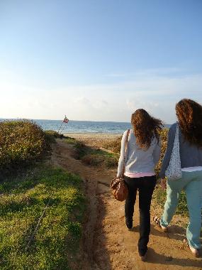 der Weg von den Haeuschen zum Meer, Restaurant und Naturschutzgebiet- weniger als 10 Minuten!