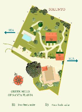 Villa in Santa Flavia (Palermo) oder Ferienwohnung oder Ferienhaus