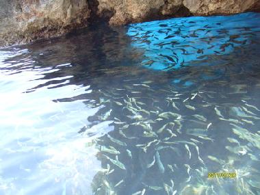 das beruehmte "blaue Auge" bei Paleokastritsa