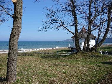 Strandabschnitt direkt vorm Haus