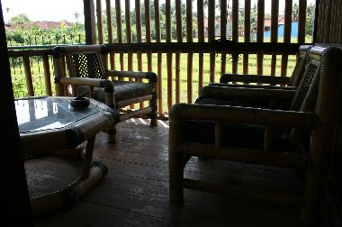 Terasse zu den Reisfeldern