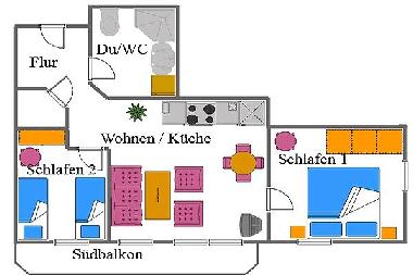 Ferienwohnung in Zingst (Fischland-Dar�-Zingst) oder Ferienwohnung oder Ferienhaus