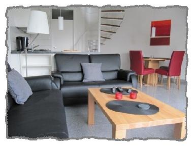 Das Wohnzimmer - relaxen nach dem Strandbesuch