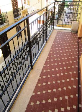 Einer der zwei Balkone