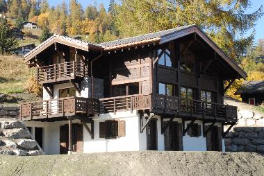 Chalet in La Tzoumaz (Verbier) oder Ferienwohnung oder Ferienhaus