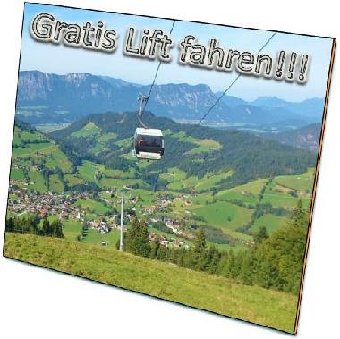 Gratis Lift fahren im Sommer