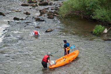 Kanufahren 10 Autominuten entfernt