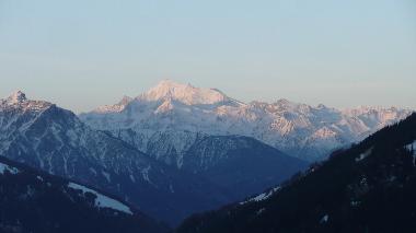 Aussicht ins Tal (Terrassensicht)