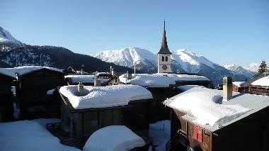 Das Dorf in der Morgensonne (im M�rz; 8:30 Uhr)