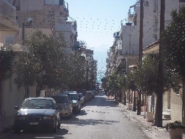Sicht vom Balkon-Strand am 300m