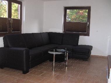 Wohnzimmer (Auszieh Couch fr 1 Erwachsenen und 1 Kind belegbar)