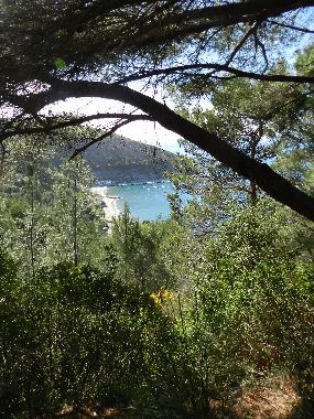 Das nahegelegene Kap von Palinuro