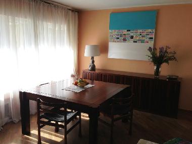 Wohn und Speisesaal mit Designerm�bel