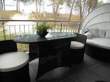 Ferienwohnung Juliusruh 30 m zum Strand privater Strandzugang