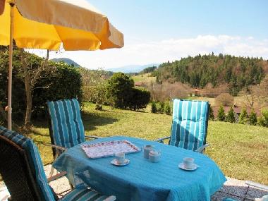 wunderschner Weitblick von der Terrasse
