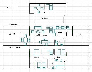 Auslegung des Hauses in 3 Stcke