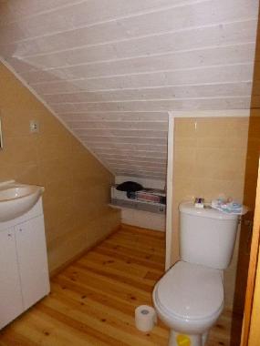 Toilette im Badezimmer