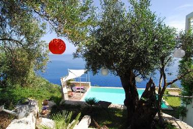 Villa in Kentrom / Agni (Kerkyra) oder Ferienwohnung oder Ferienhaus