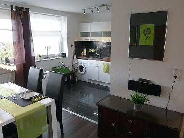 Esszimmer strandnahe Traumwohnung in Cuxhaven an der Nordsse