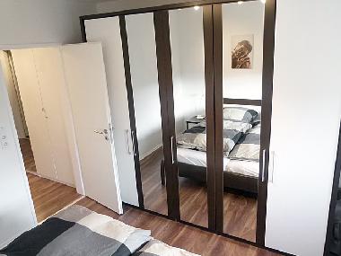 Schlafzimmer strandnahe Traumwohnung in Cuxhaven an der Nordsse