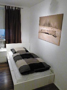 Schlafzimmer strandnahe Traumwohnung in Cuxhaven an der Nordsse