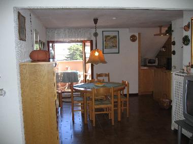 Esszimmer mit offener Kche