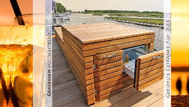 K�hle Drinks auf dem Sonnendeck