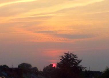 einem wundersch�nen Sonnenaufgang