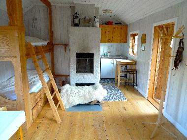 Haus 2 hat zwei Bette und eine kleine K�che.