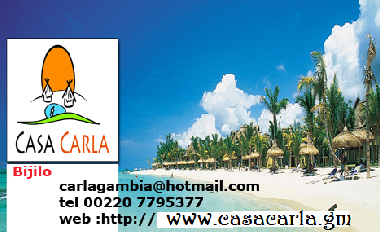 Pension in bijilo (Banjul) oder Ferienwohnung oder Ferienhaus