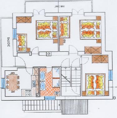 Ferienwohnung in Alta Badia-Badia (Bolzano-Bozen) oder Ferienwohnung oder Ferienhaus