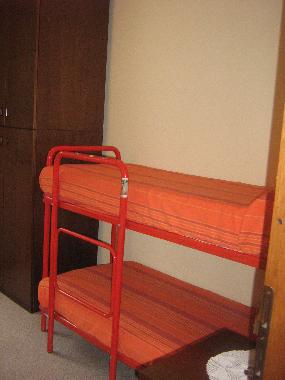 Schlafzimmer mit Etagenbett f�r zwei Personen