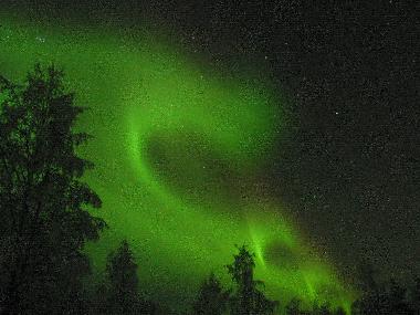Spektakul�re Nordlichter in k�hlen Wintern�chten