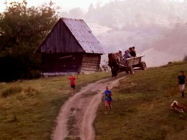 Aufstieg zur H�tte