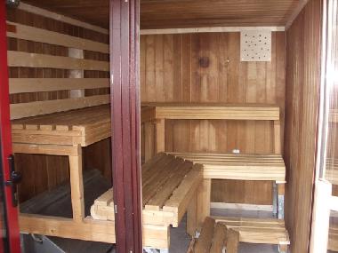 Gro�e Sauna 2x2 Meter